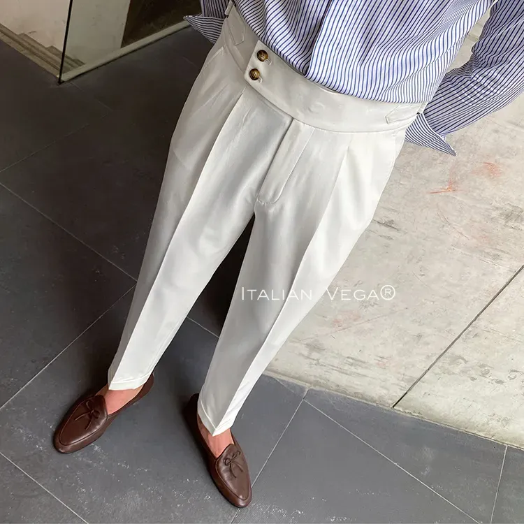 Signature Buttoned Formal Gurkha Pants by ITALIAN VEGA®