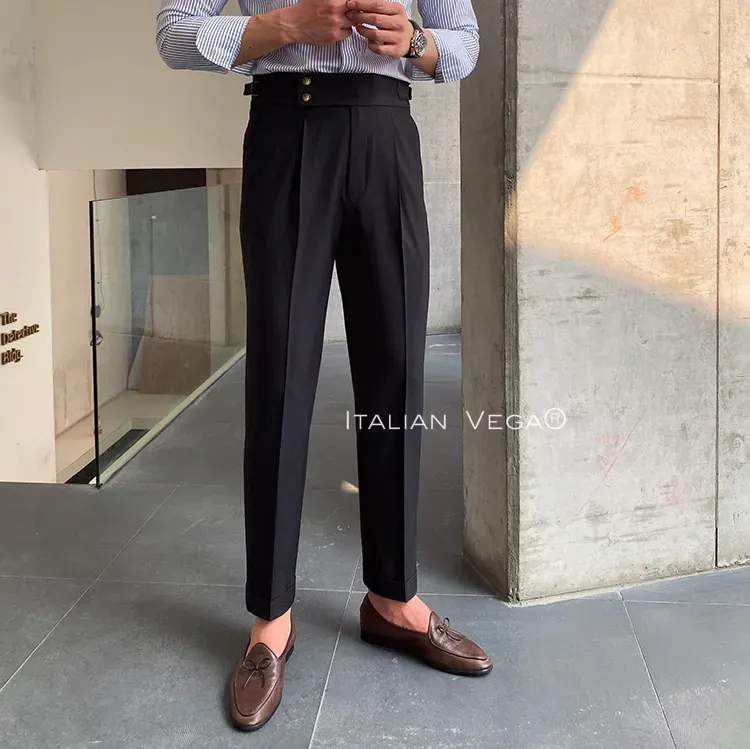 Signature Buttoned Formal Gurkha Pants by ITALIAN VEGA®