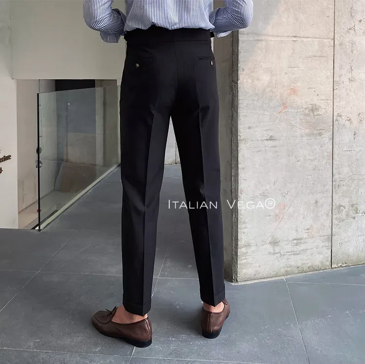 Signature Buttoned Formal Gurkha Pants by ITALIAN VEGA®