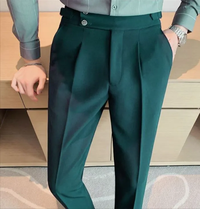 Signature Buttoned Formal Gurkha Pants by ITALIAN VEGA®