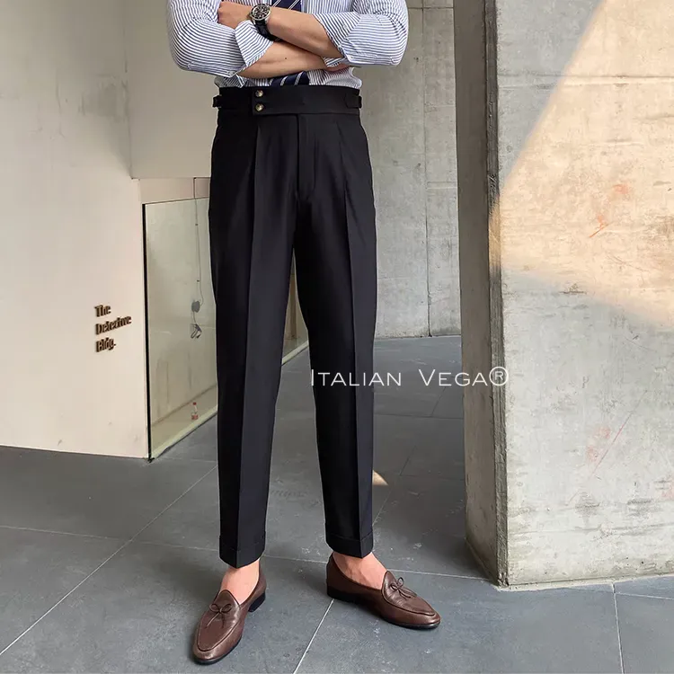 Signature Buttoned Formal Gurkha Pants by ITALIAN VEGA®