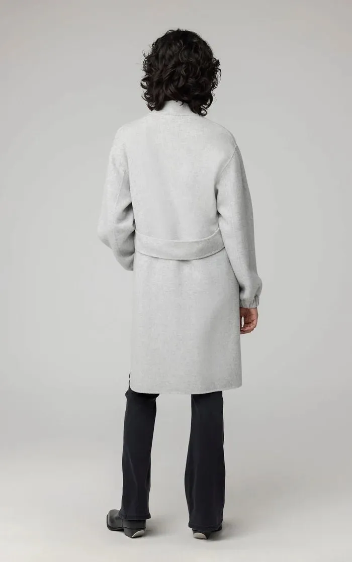 SOIA&KYO SUZIE - Relaxed-Fit Double Face Wool Martingale Coat