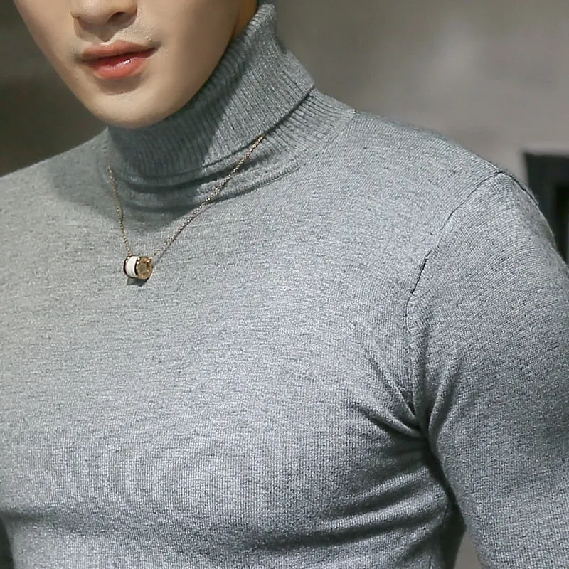 Solid Color Casual Male Sweater