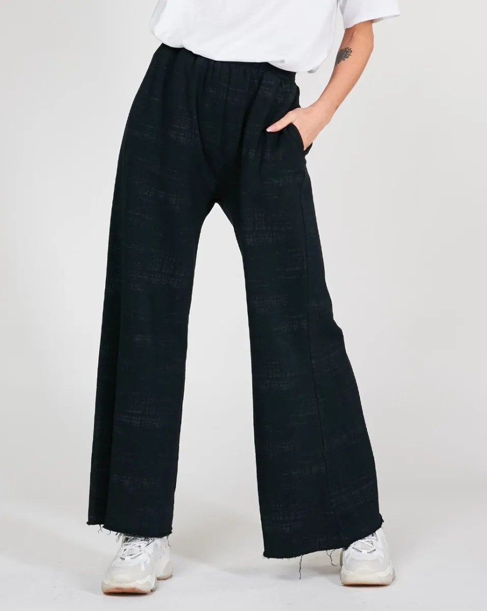 Static Shirring Elastic Sweatpant