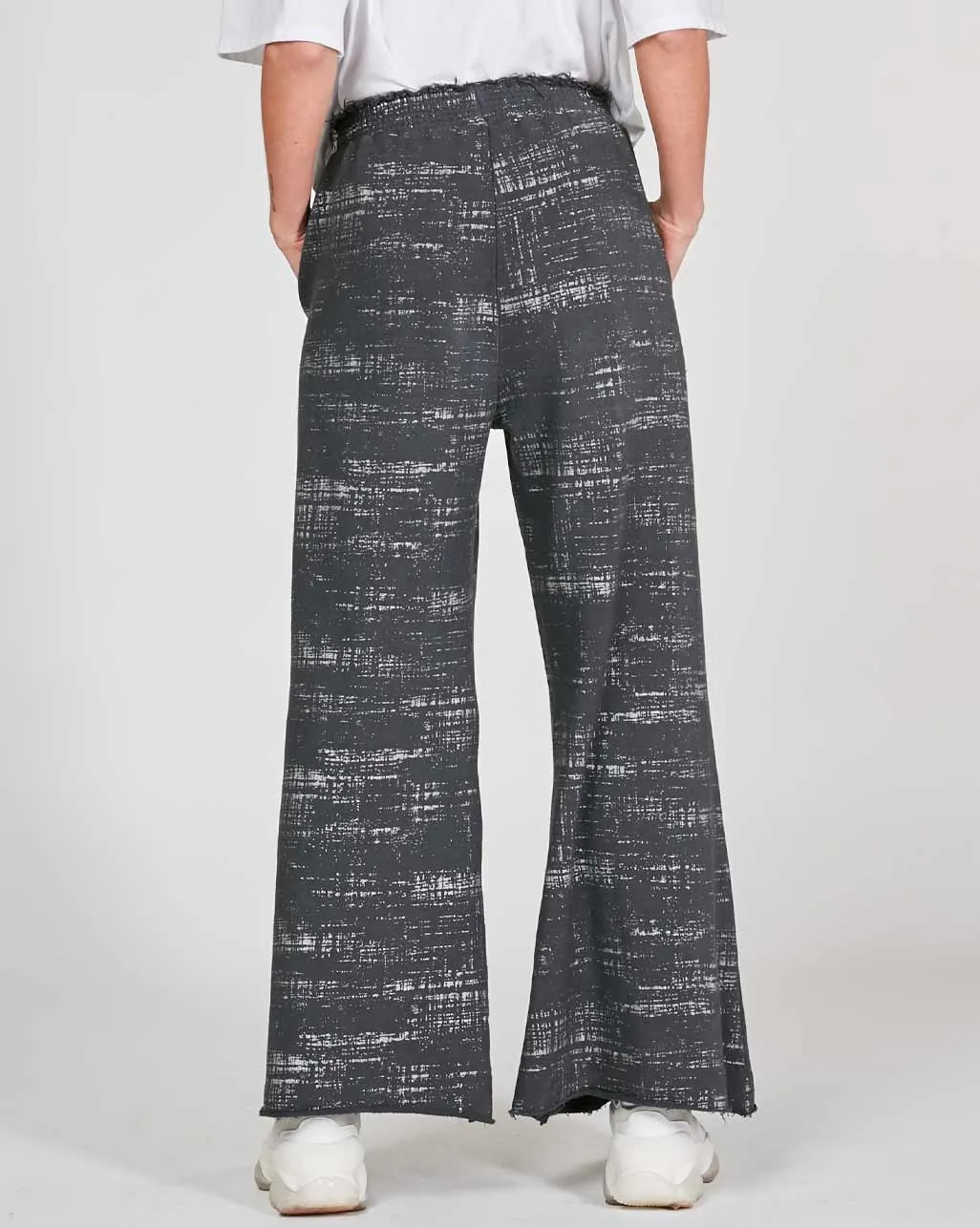 Static Shirring Elastic Sweatpant