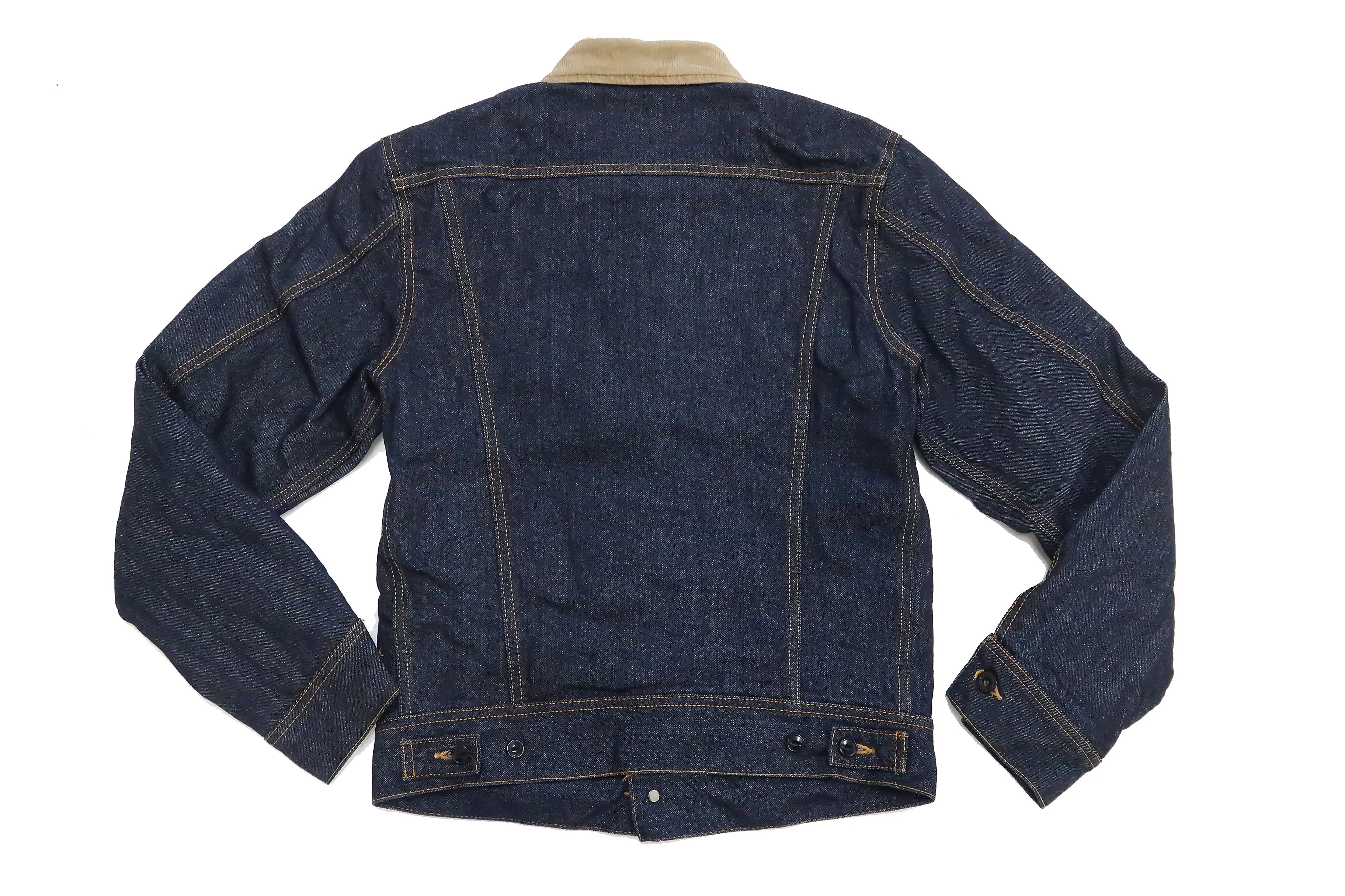 Studio D'artisan Blanket Lined Denim Jacket Men's Modify Version of Lee 101 Storm Rider Jacket D4187 One-Wash