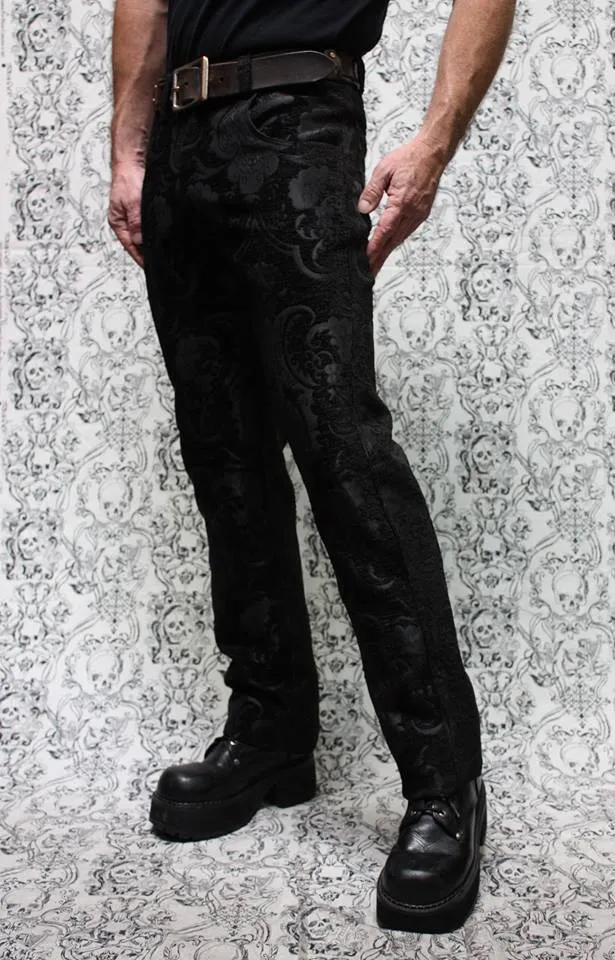 TAPESTRY PANTS - BLACK