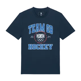 Team GB Hockey Varsity Navy T-Shirt