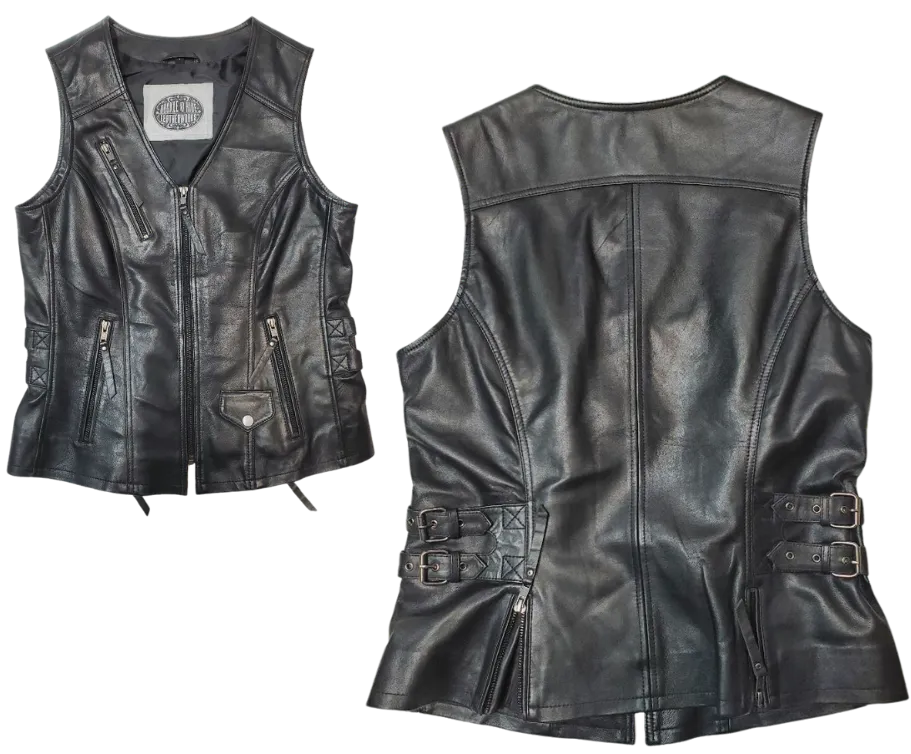 The "Lita" Leather Vest