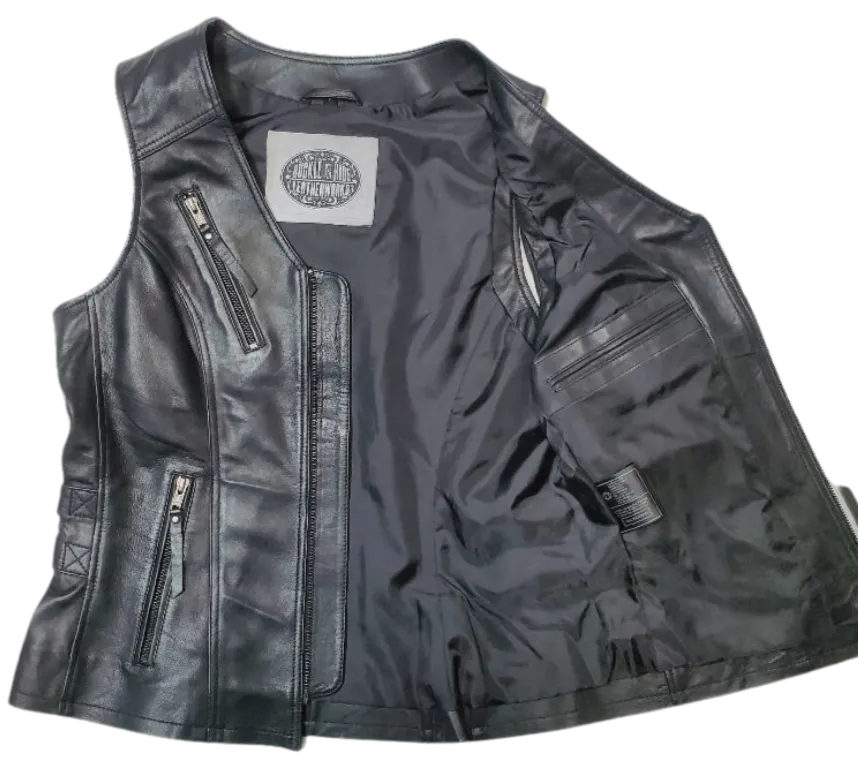 The "Lita" Leather Vest