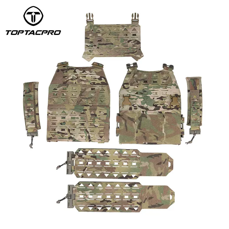 TOPTACPRO Tactical Magnetic Suction Quick Release Combat Vest