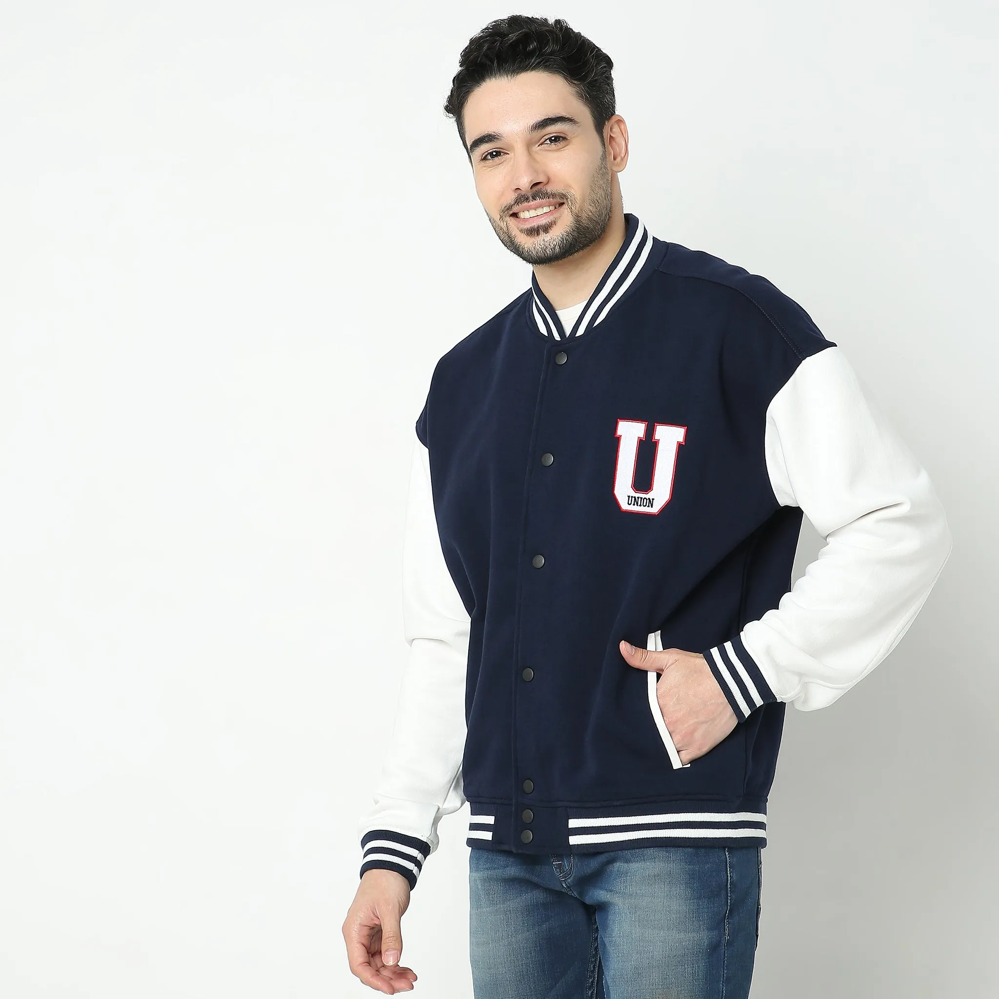 Varsity Baseball University Sweat-Jacket – University Inspired  - Regular Fit