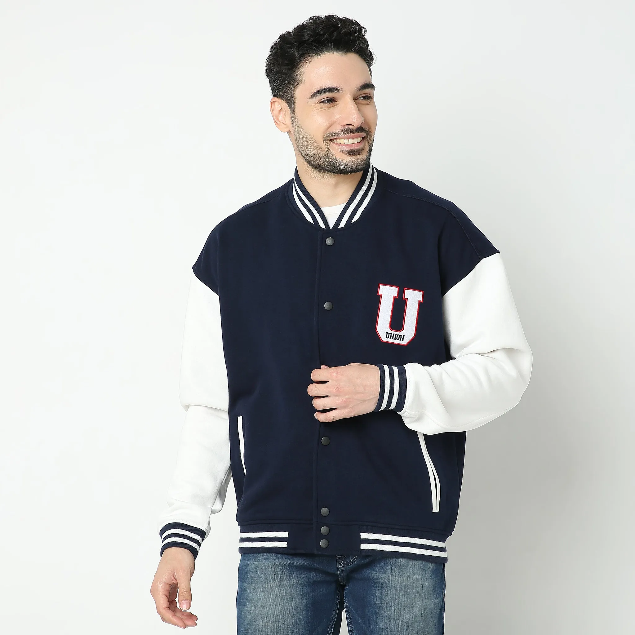 Varsity Baseball University Sweat-Jacket – University Inspired  - Regular Fit