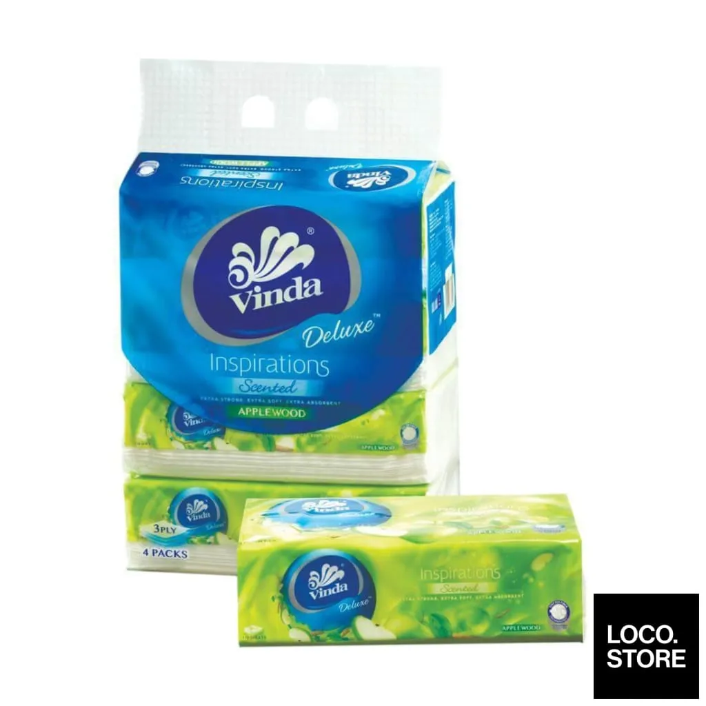 VINDA Deluxe Tissue 3 ply Apple Wood (L) 110s x 4