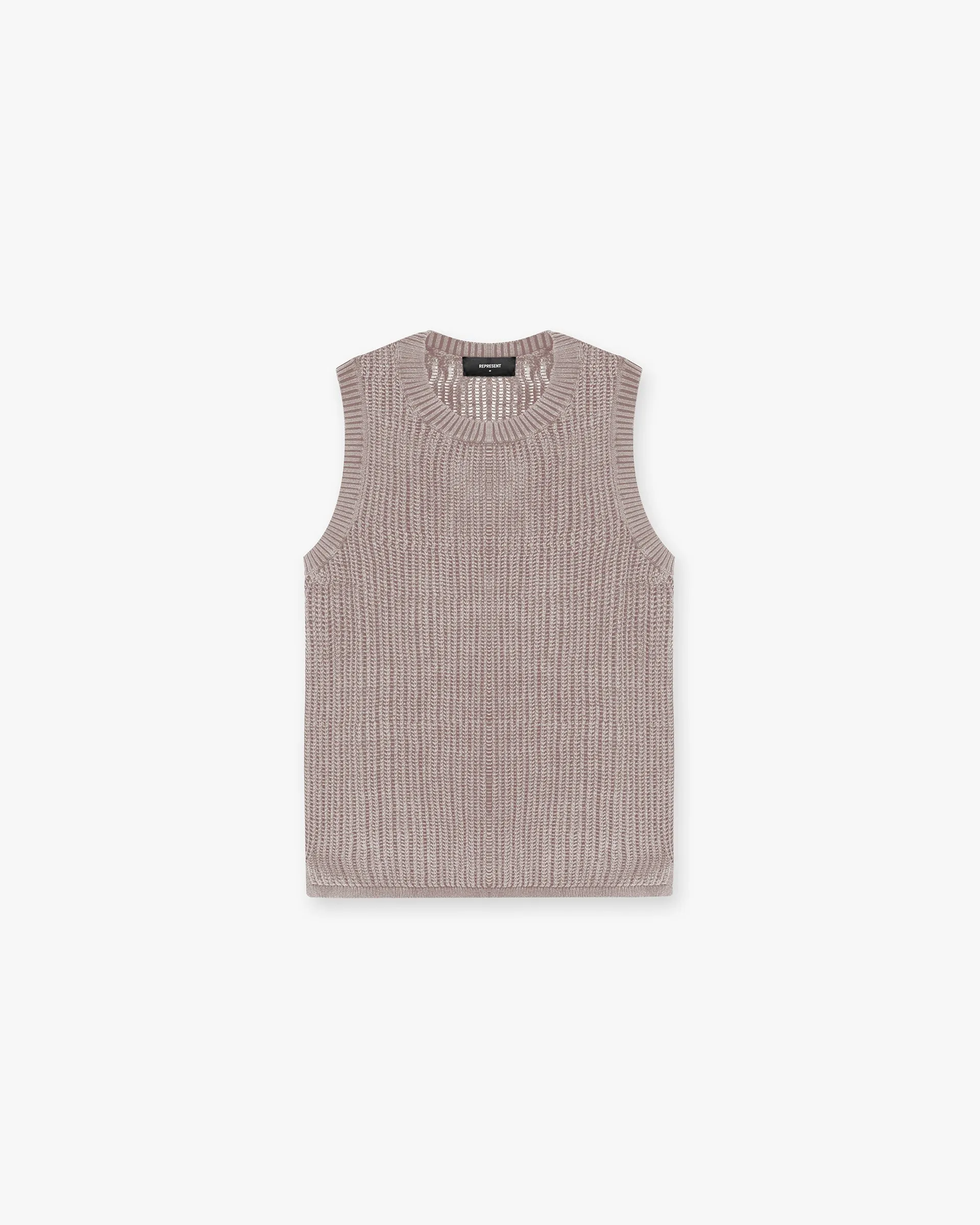 Washed Knit Vest - Dawn