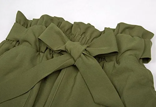 Wish Me Well Army Green Cropped Pants with Pockets