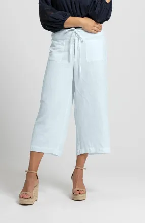 Women culottes - Lined - Light Blue BONNY Kaja