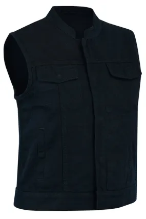 Women's Advance All-Black Construction Denim Vest