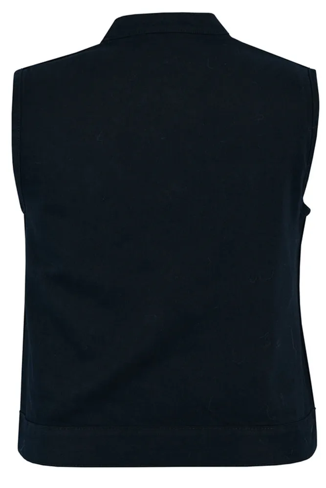 Women's Advance All-Black Construction Denim Vest