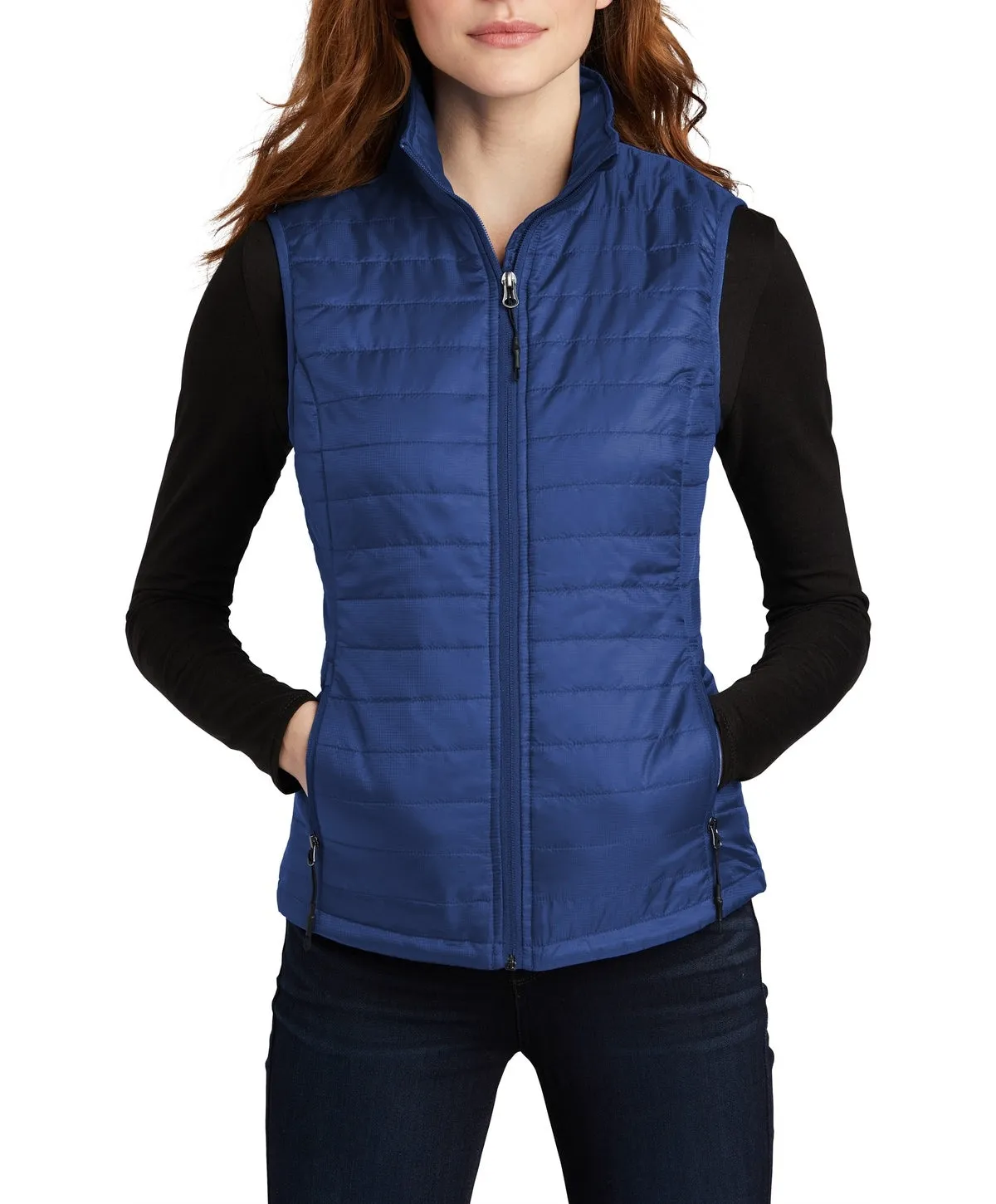 Women's Sleeveless Packable Puffy Water-Resistant Vest