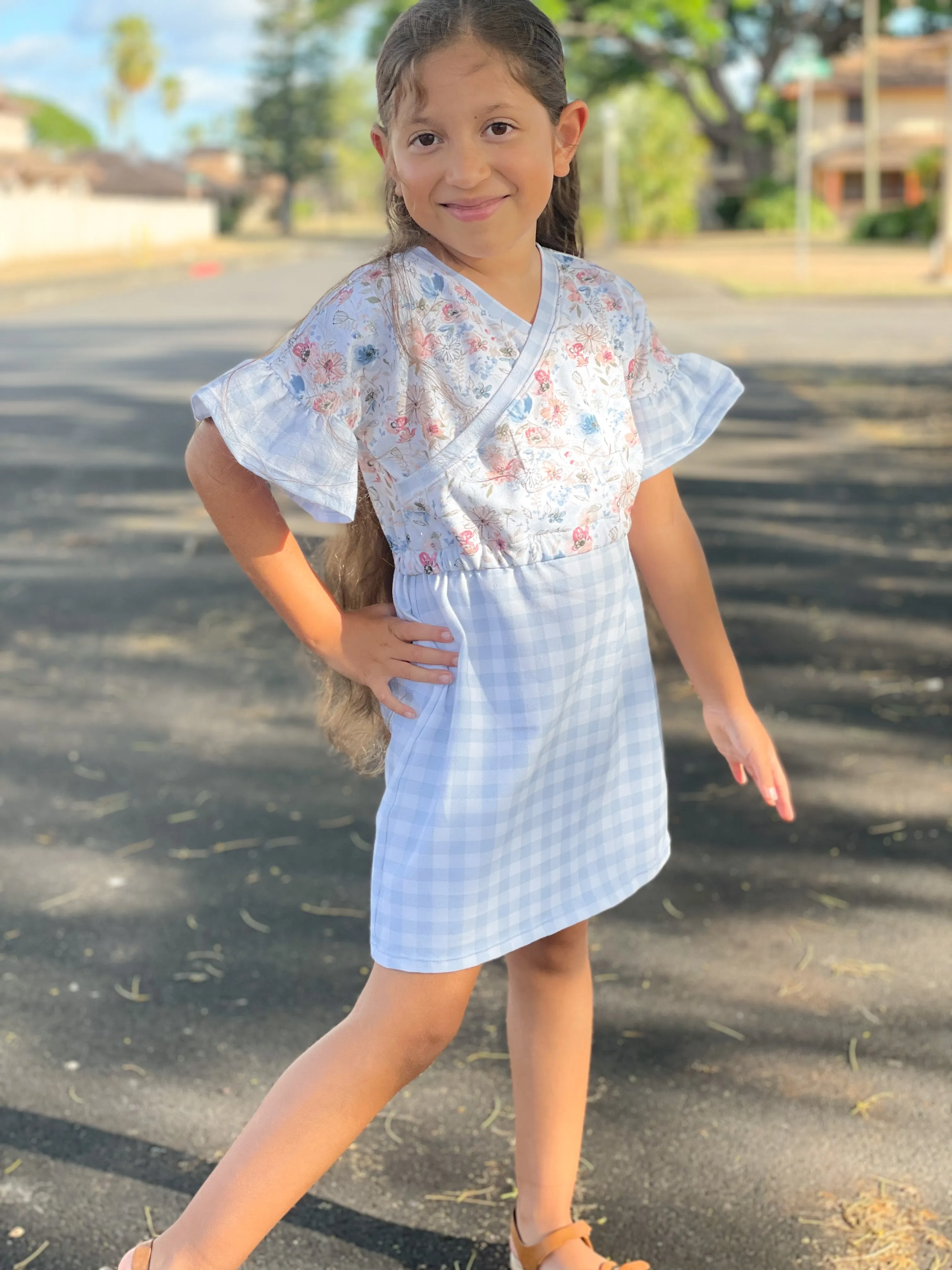 Youth Cypress Romper and Dress Digital Sewing Pattern Sizes NB-16Y