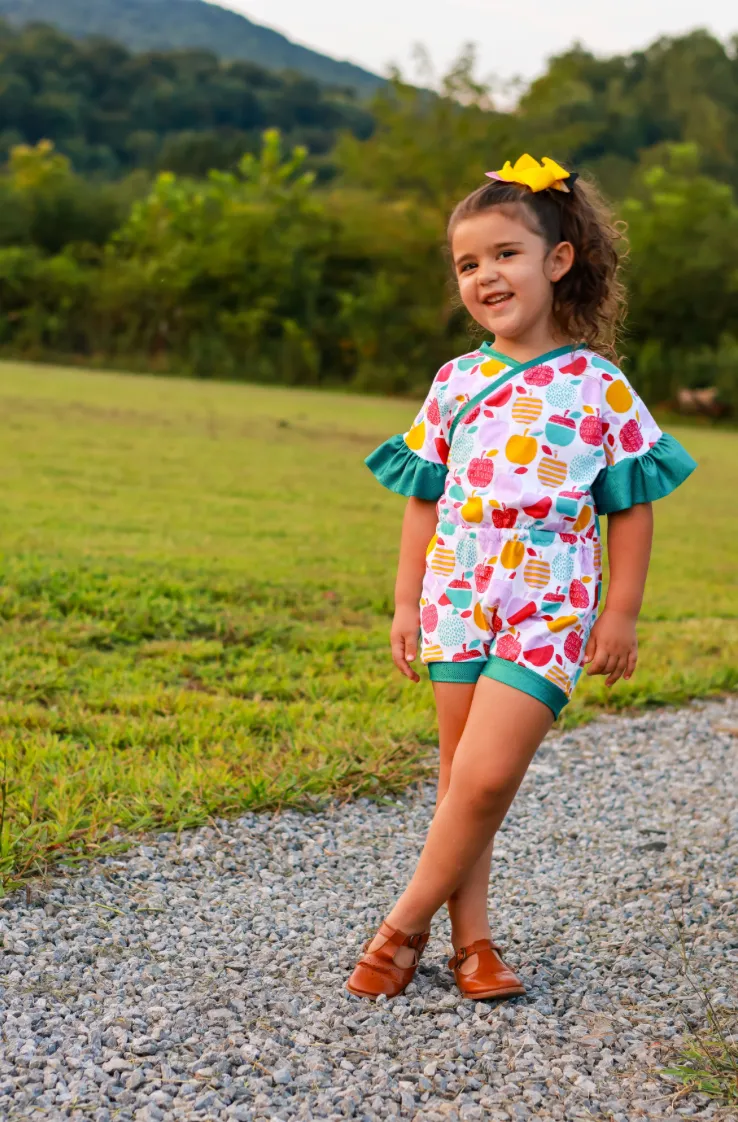 Youth Cypress Romper and Dress Digital Sewing Pattern Sizes NB-16Y